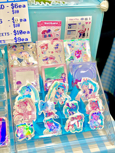 sticker display