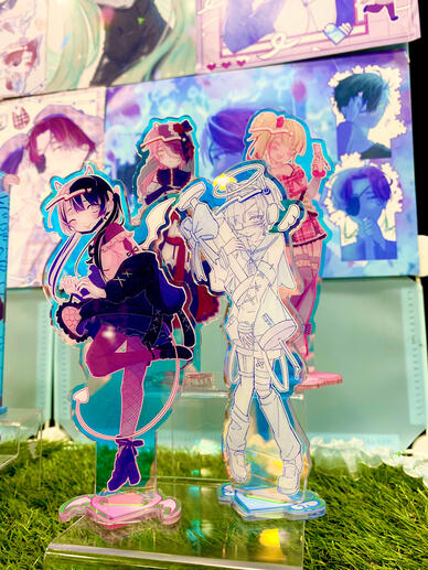 rainbow holo standees